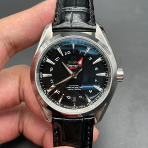 Omega Seamaster Hot Sale Men's Automatic Mechanical Watch Black Dial Black Belt 41mm