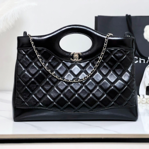Chanel 31 Handbag Women's Shoulder Bag Oil Waxed Leather