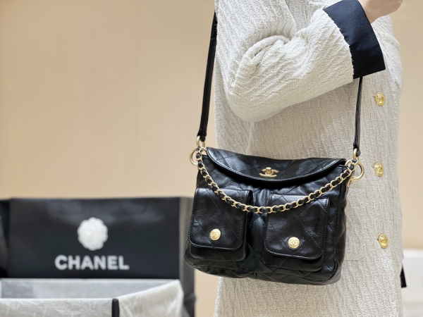 Chanel 24p hobo women's crossbody bag handbag handbag large small