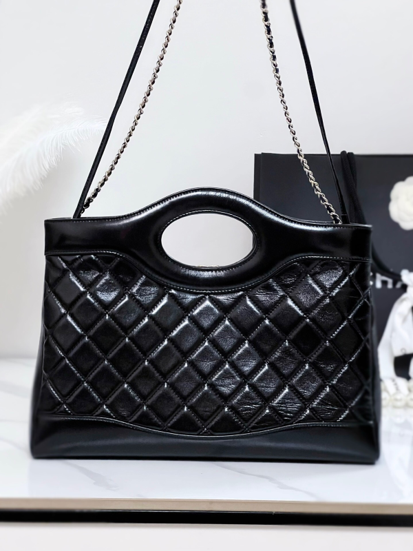 Chanel 31 Handbag Women's Shoulder Bag Oil Waxed Leather - Image 2