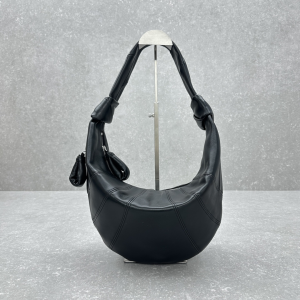 Lemaire Women's Large Cow Horn Bag Wide Short Shoulder Strap Underarm Bag