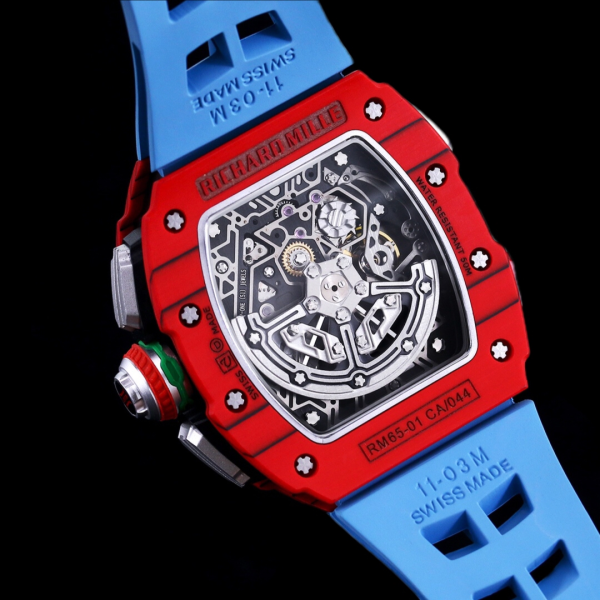 Richard Mille RM65-01 Boutique Men's Watch Avant-garde Skeleton Design Back See-Through Multi-color Available - Image 6