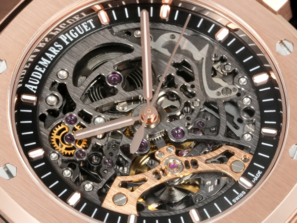 Audemars Piguet Royal Oak Offshore Dial Skeleton Men's Watch Rose Gold - Image 4