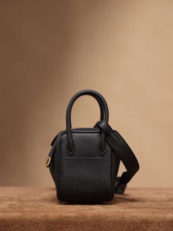 Hermes Mini Lindy Women's Bag Handmade Sewn Small - Image 5