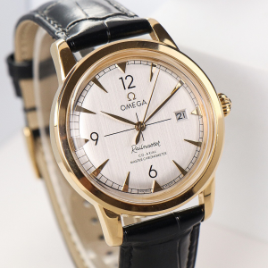 Omega Railmaster New Extra-Thin Men's Automatic Mechanical Watch Rose Gold