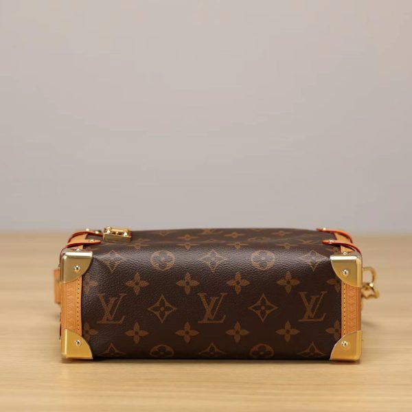 LV SIDE TRUNK Handbags Small Girls Bags Coated Canvas - Image 7
