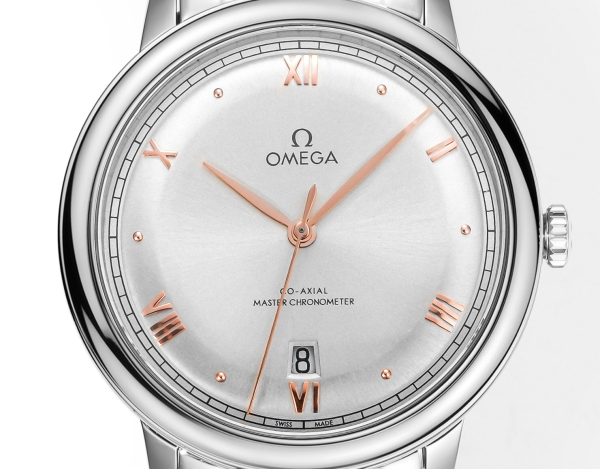 Omega DeVille Elegant Hot Model Men's Automatic Mechanical Watch White Dial Steel Strap 40mm - Image 2