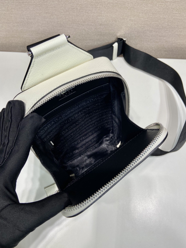 Prada Men's Chest Bag Hot Model Mini Crossbody Bag - Image 7