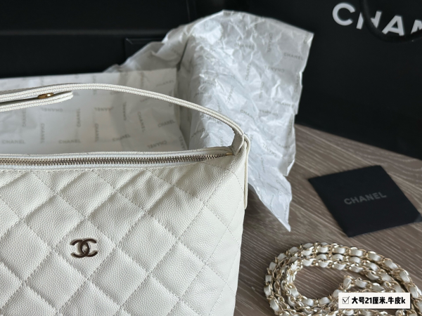 Chanel25c hobo Classic Chain Evening Bag Lunchbox Bag Ladies Small Bag - Image 7