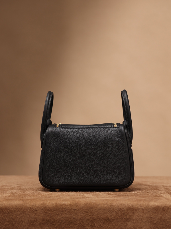 Hermes Mini Lindy Women's Bag Handmade Sewn Small - Image 3