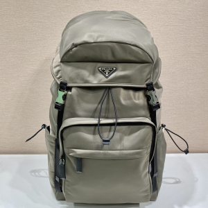 Prada Men's Backpack Fashion Hiking Bag Large Capacity