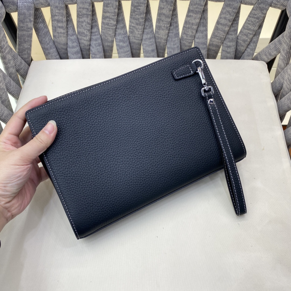 Hermes Men's Clutch Bag Cowhide Hot models breakout king - Image 5