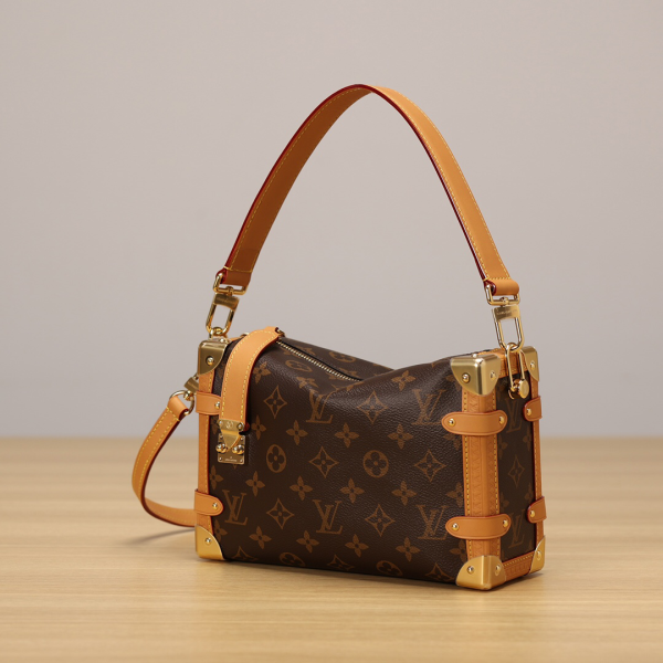 LV SIDE TRUNK Handbags Small Girls Bags Coated Canvas - Image 4