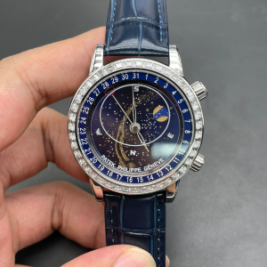 Patek Philippe Star World 6104 Men's Multifunction Moonphase Calendar