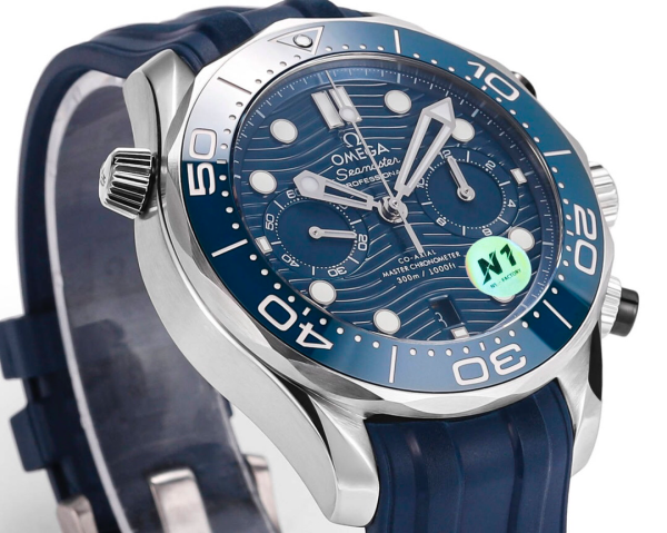 Omega Seamaster Hot Sale Men's Automatic Mechanical Watch Leather Strap 44mm - Image 6