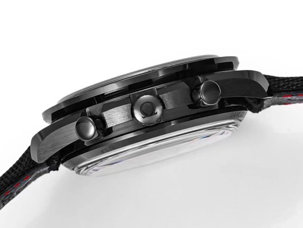 Omega Speedmaster Hot Sale Men's Automatic Mechanical Watch All Black Dial Nylon Strap - Image 5