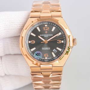 Vacheron Constantin fine imitation luxury rose gold watch Overseas collection