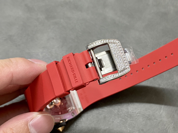 Richard Mille RM07-01 Red Lips Men's Mechanical Watch Back Perspective - Image 8