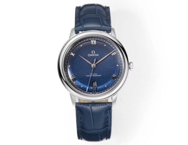 Omega DeVille Hot Model Men's Automatic Mechanical Watch with Leather Strap Available in Various Colors - Image 7