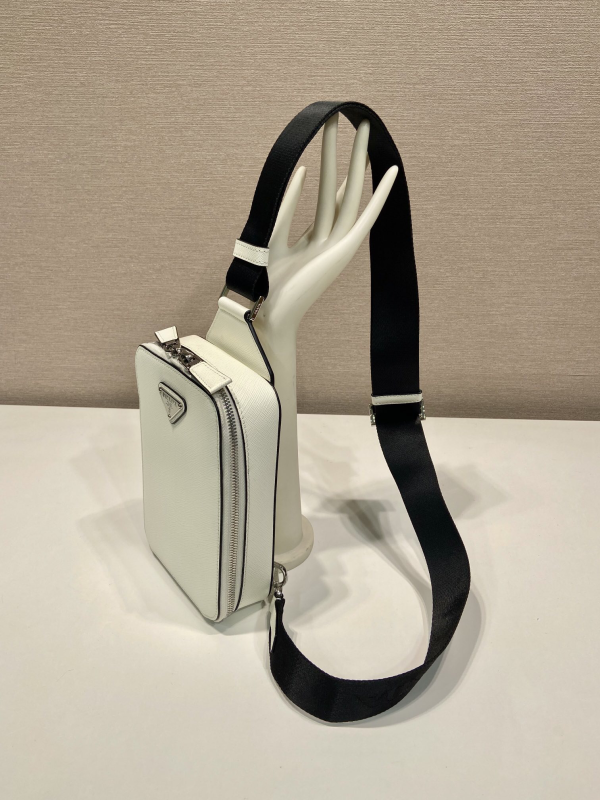 Prada Men's Chest Bag Hot Model Mini Crossbody Bag - Image 4
