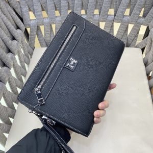 Hermes Men's Clutch Bag Cowhide Hot models breakout king