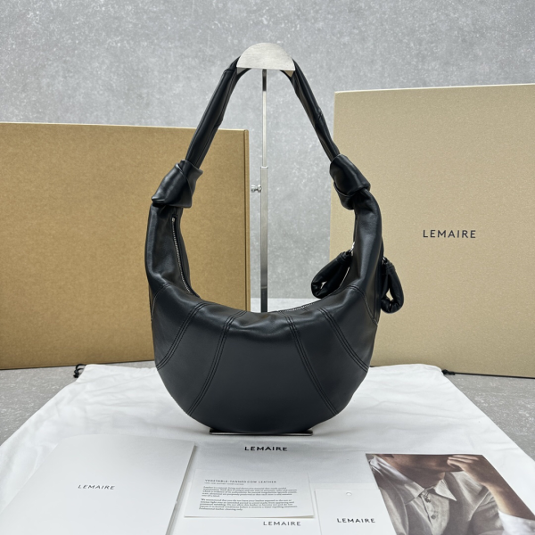 Lemaire Women's Large Cow Horn Bag Wide Short Shoulder Strap Underarm Bag - Image 2