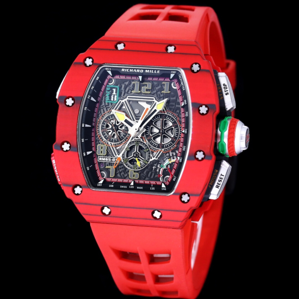 Richard Mille RM65-01 Boutique Men's Watch Avant-garde Skeleton Design Back See-Through Multi-color Available - Image 3