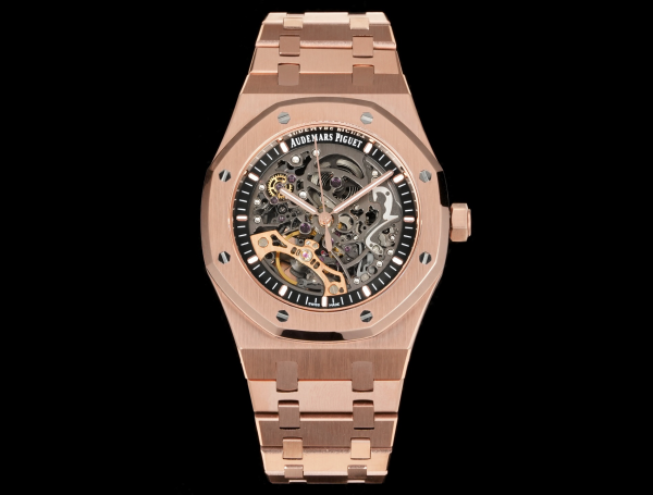 Audemars Piguet Royal Oak Offshore Dial Skeleton Men's Watch Rose Gold