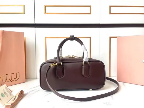Miu Miu Medium Arcadie Leather Handbag Girls Fashion Bags - Image 4