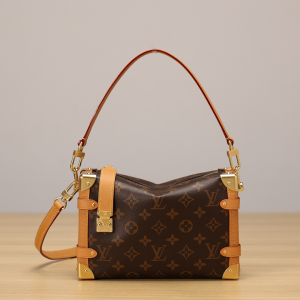 LV SIDE TRUNK Handbags Small Girls Bags Coated Canvas