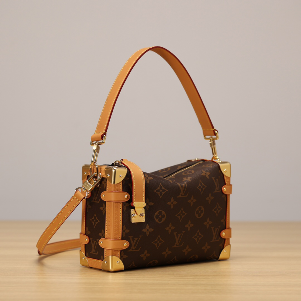 LV SIDE TRUNK Handbags Small Girls Bags Coated Canvas - Image 3