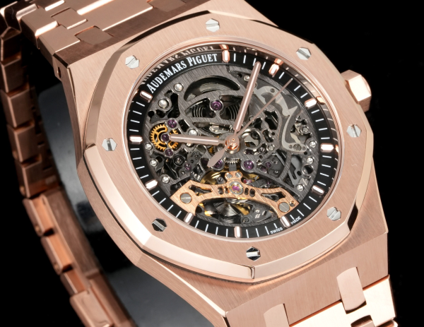 Audemars Piguet Royal Oak Offshore Dial Skeleton Men's Watch Rose Gold - Image 3