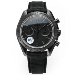 Omega Speedmaster Hot Sale Men's Automatic Mechanical Watch All Black Dial Nylon Strap