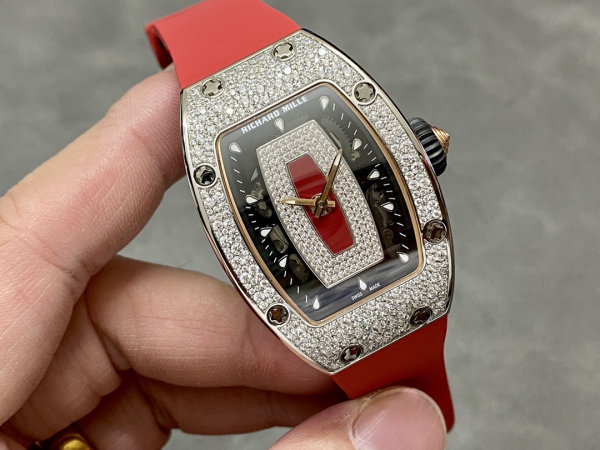 Richard Mille RM07-01 Red Lips Men's Mechanical Watch Back Perspective - Image 3