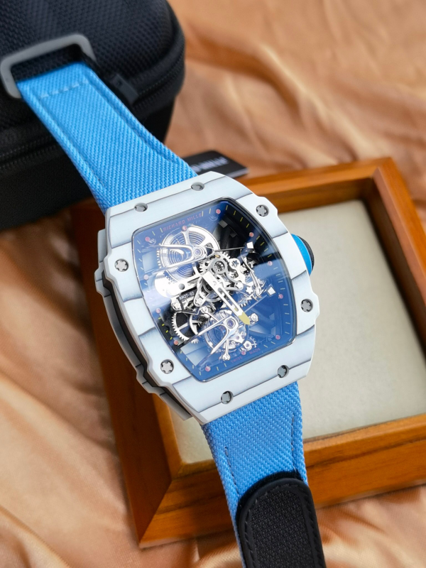 Richard Mille RM27-02 Men's Mechanical Watch Carbon Fiber Tourbillon - Image 2