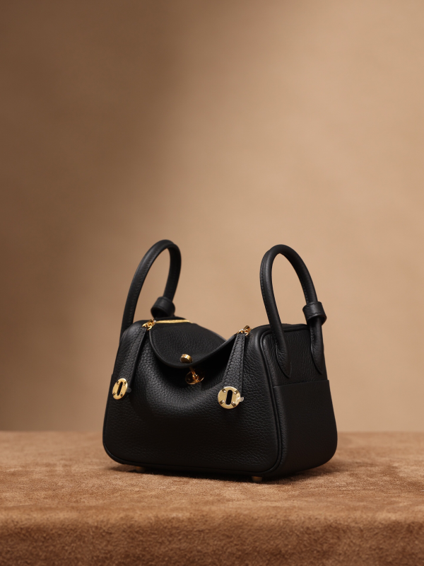 Hermes Mini Lindy Women's Bag Handmade Sewn Small - Image 2