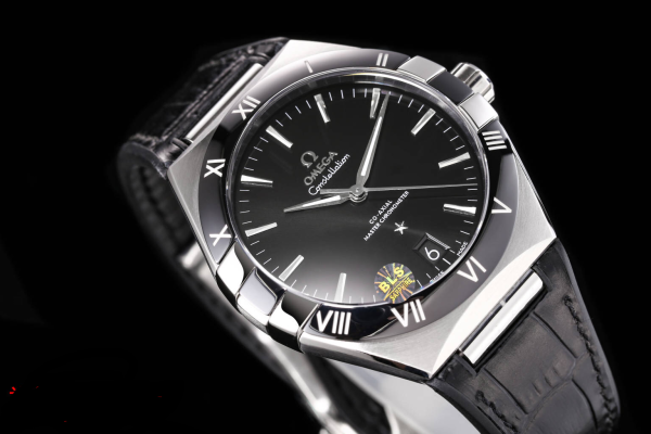 Omega Constellation Men's Automatic Mechanical Watch with Black Dial and White Dial - Image 3
