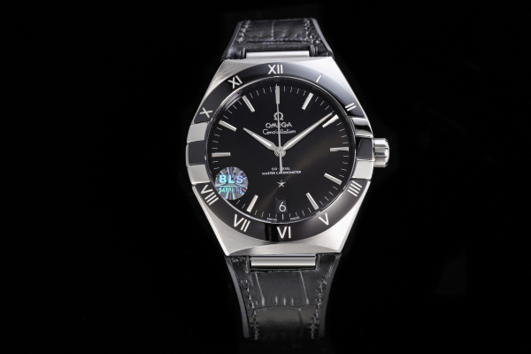Omega Constellation Men's Automatic Mechanical Watch with Black Dial and White Dial - Image 5