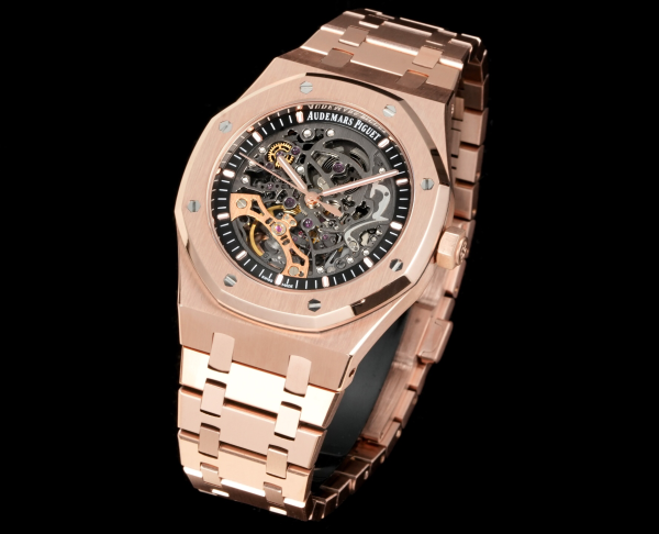 Audemars Piguet Royal Oak Offshore Dial Skeleton Men's Watch Rose Gold - Image 2