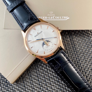 Jaeger-LeCoultre Master Ultra-Thin Moonphase Mechanical Men's Watch Rose Gold
