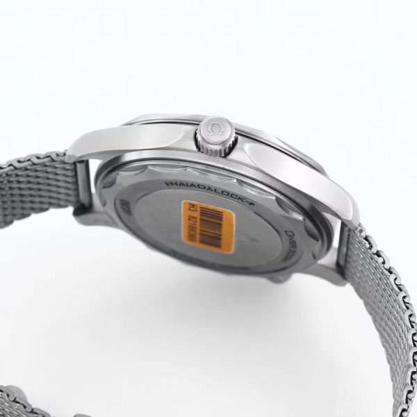 Omega Seamaster 300 James Bond Men's Automatic Mechanical Watch Original Ice Blue Display Orange dial - Image 8