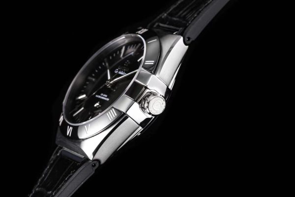 Omega Constellation Men's Automatic Mechanical Watch with Black Dial and White Dial - Image 6