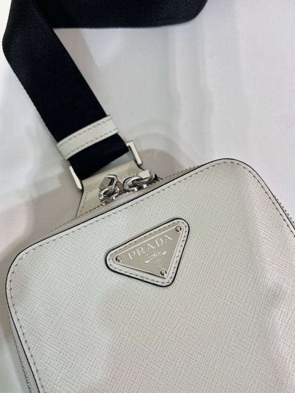 Prada Men's Chest Bag Hot Model Mini Crossbody Bag - Image 9