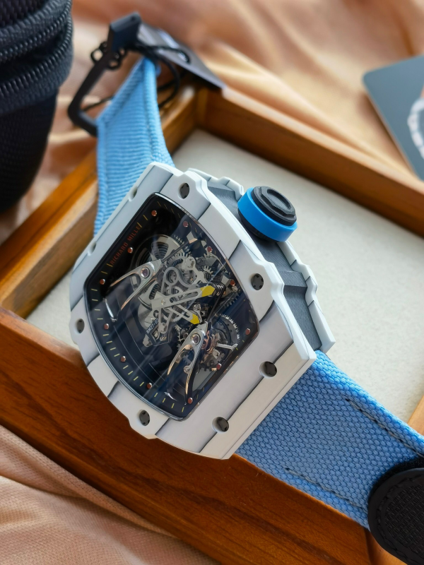 Richard Mille RM27-02 Men's Mechanical Watch Carbon Fiber Tourbillon - Image 7