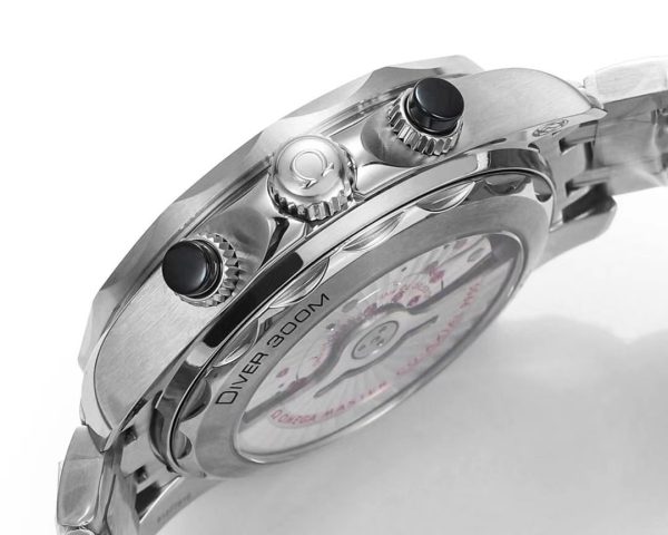 Omega Seamaster Hot Sale Men's Automatic Mechanical Watch Blue Dial Steel Strap 44mm - Image 6