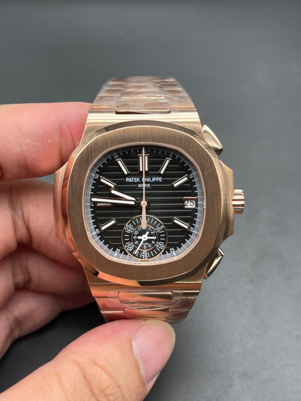 Patek Philippe Nautilus 5980 Men's Watch Double Hand - Image 7