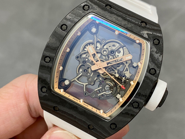 Richard Mille RM055 Men's Skeletonized Back View Mechanical Watch - Image 3