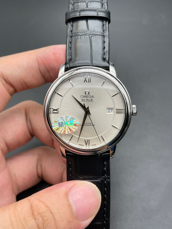 Omega De Ville Hot Model Men's Automatic Mechanical Watch Belt Edition - Image 8