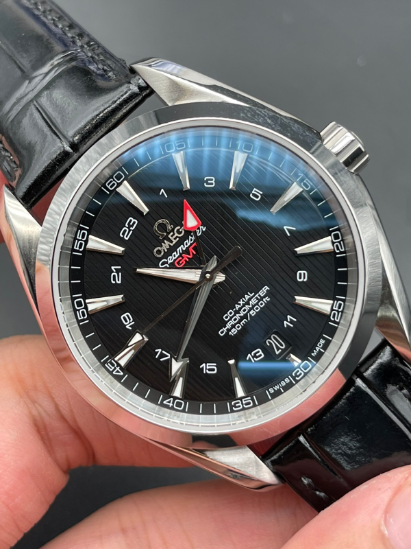 Omega Seamaster Hot Sale Men's Automatic Mechanical Watch Black Dial Black Belt 41mm - Image 4