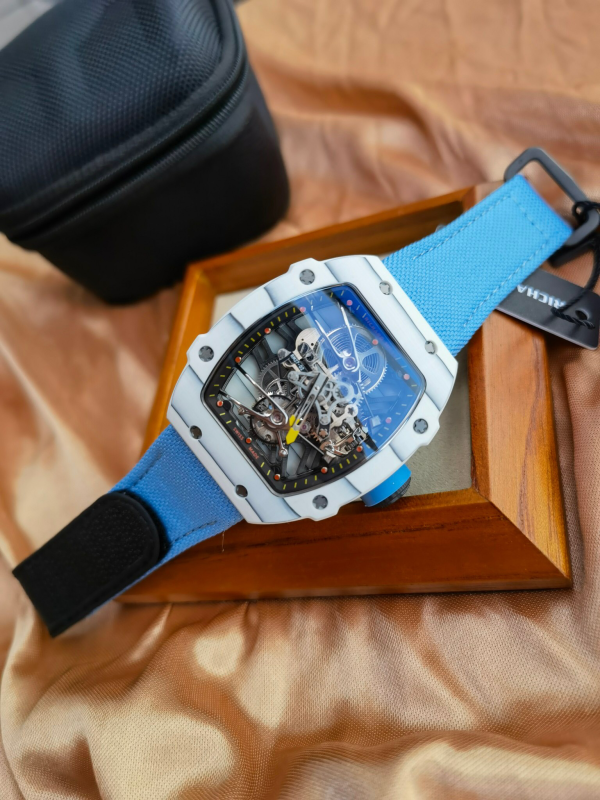 Richard Mille RM27-02 Men's Mechanical Watch Carbon Fiber Tourbillon - Image 8